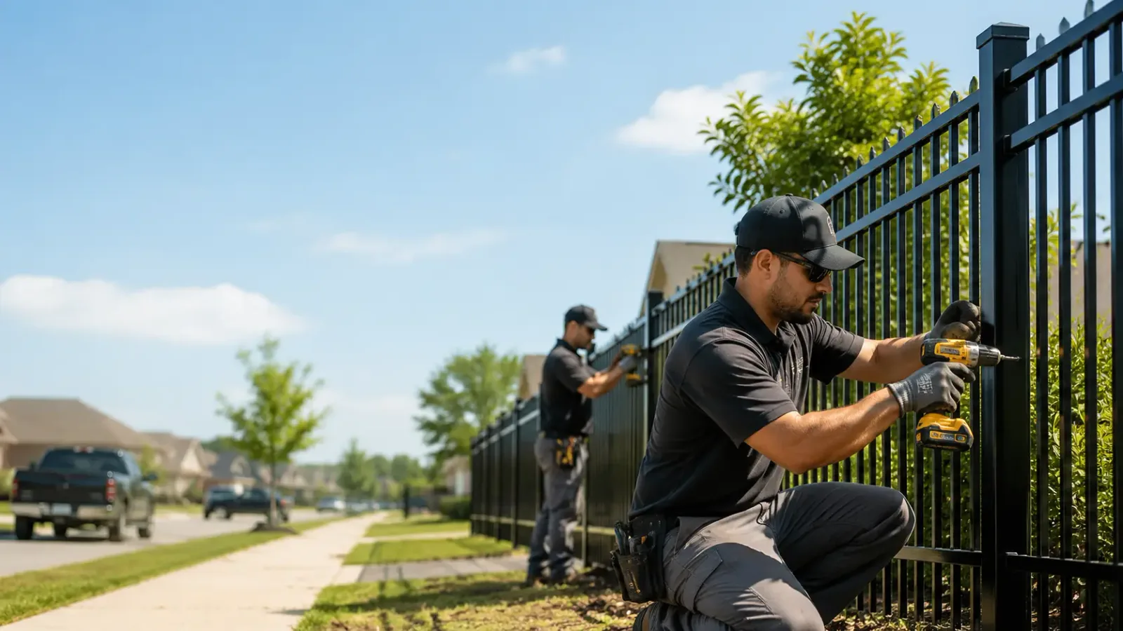 Metal Fence Installation in Bush, LA